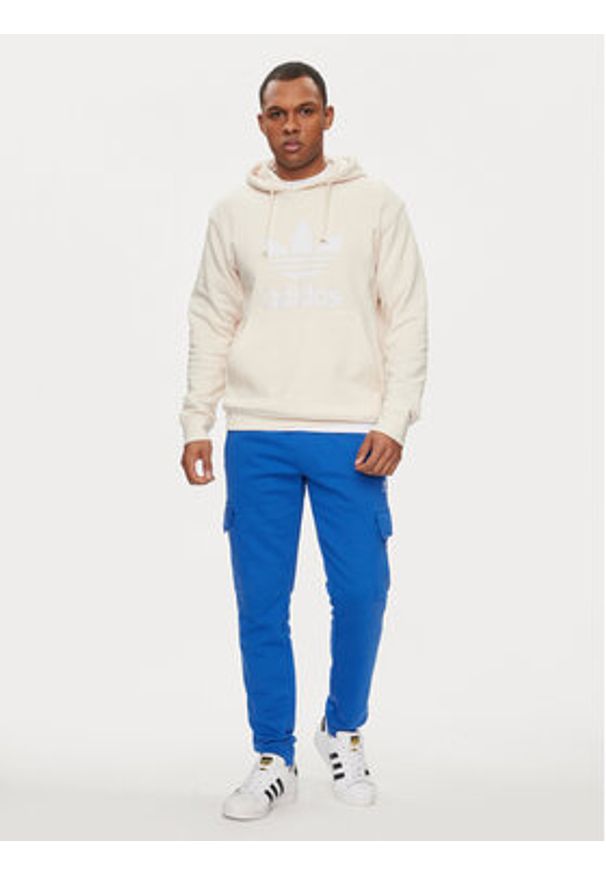 Adidas - adidas Bluza adicolor Classics Trefoil IM9408 Écru Regular Fit. Materiał: bawełna