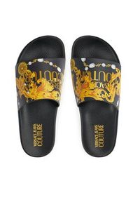 Versace Jeans Couture Klapki 75VA3SQ3 Czarny. Kolor: czarny #6
