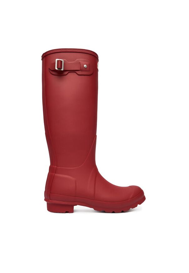 Hunter Kalosze Original Tall W23499 Czerwony. Kolor: czerwony. Materiał: kauczuk