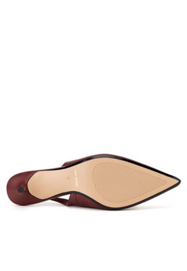 Gino Rossi Czółenka LILIANE-526-2 Bordowy. Kolor: czerwony. Materiał: skóra