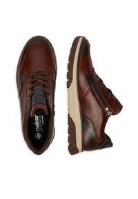 Rieker Sneakersy B9301-25 Brązowy. Kolor: brązowy. Materiał: skóra #2