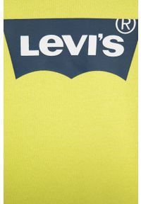 Levi's® - Levi's bluza dziecięca kolor zielony z nadrukiem. Okazja: na spotkanie biznesowe. Kolor: zielony. Wzór: nadruk. Styl: biznesowy #4