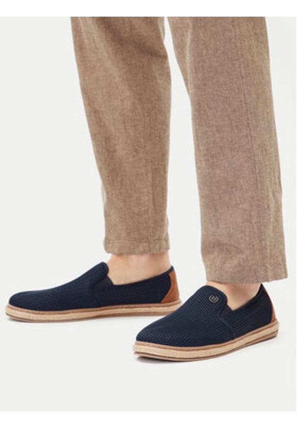 Bugatti Półbuty 321-ASP61-6900 Granatowy. Kolor: niebieski. Materiał: materiał