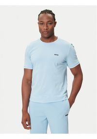 BOSS T-Shirt Taul 50521245 Błękitny Regular Fit. Kolor: niebieski. Materiał: bawełna #1