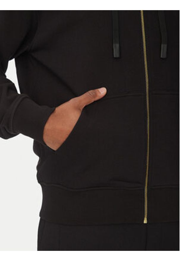 Versace Jeans Couture Bluza 78GAIT07 Czarny Regular Fit. Kolor: czarny. Materiał: bawełna