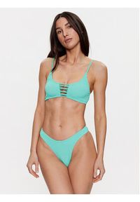 Guess Dół od bikini E3GO22 MC03P Turkusowy. Kolor: turkusowy. Materiał: syntetyk