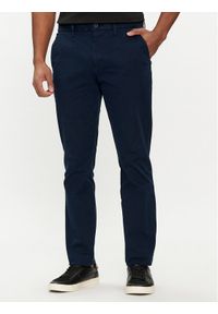 Tommy Jeans Chinosy Austin DM0DM19166 Granatowy Slim Fit. Kolor: niebieski. Materiał: bawełna
