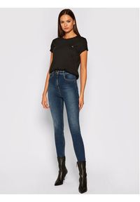 Calvin Klein T-Shirt Logo C-Neck K20K202132 Czarny Regular Fit. Kolor: czarny. Materiał: bawełna #5