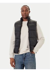 Jack & Jones - Jack&Jones Kamizelka Norrebro 12282913 Czarny Regular Fit. Kolor: czarny. Materiał: syntetyk