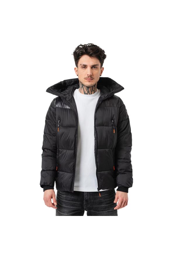 CANADIAN PEAK - Kurtka turystyczna męska Canadian Peak Bayeak. Kolor: czarny. Materiał: poliamid. Sezon: zima. Sport: turystyka piesza