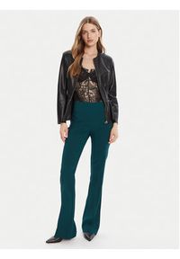 Rinascimento Kurtka z imitacji skóry CFC0125192003 Czarny Slim Fit. Kolor: czarny. Materiał: skóra #4