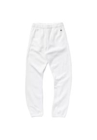 Spodnie sportowe damskie Champion Elastic Cuff Pants. Kolor: biały. Materiał: bawełna