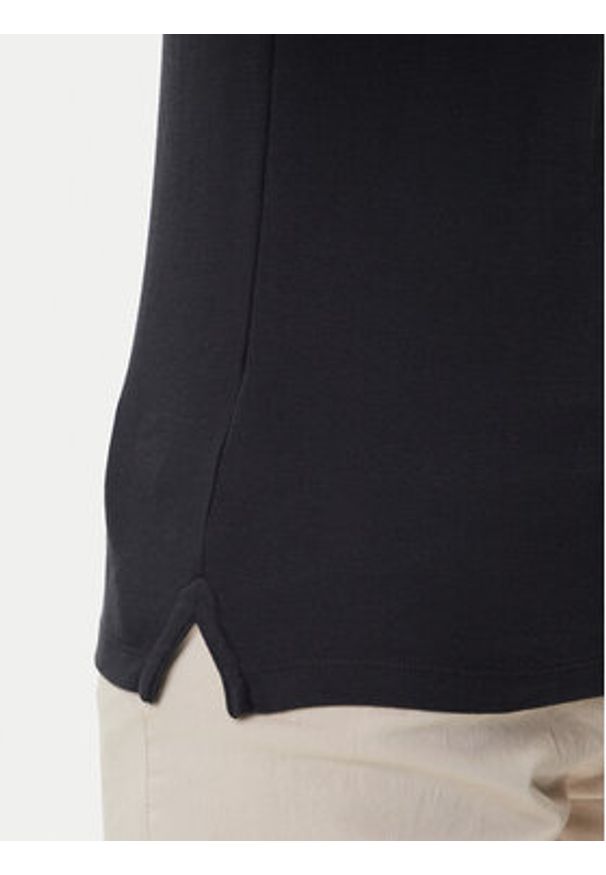 Mustang Polo Pierre 1016880 Czarny Slim Fit. Typ kołnierza: polo. Kolor: czarny. Materiał: bawełna