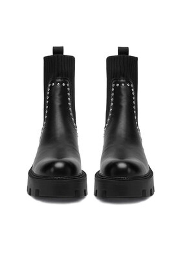 DeeZee Botki 67091-5 Czarny. Kolor: czarny. Materiał: materiał, syntetyk
