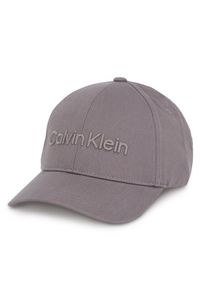 Calvin Klein Czapka z daszkiem Embroidery Bb Cap K50K505737 Szary. Kolor: szary. Materiał: materiał, bawełna