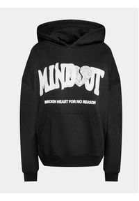 Mindout Bluza Broken Heart Czarny Boxy Fit. Kolor: czarny. Materiał: bawełna #2