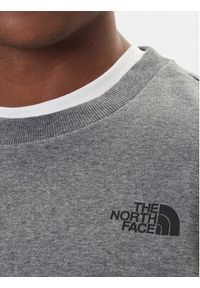 The North Face Bluza Simple Dome NF0A89FB Szary Regular Fit. Kolor: szary. Materiał: syntetyk, bawełna #6