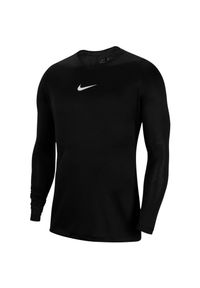Nike - Koszulka Typu Base Layer Park DriFIT Dla Dorosłych Unisex. Okazja: na co dzień. Kolor: czarny. Styl: casual #1