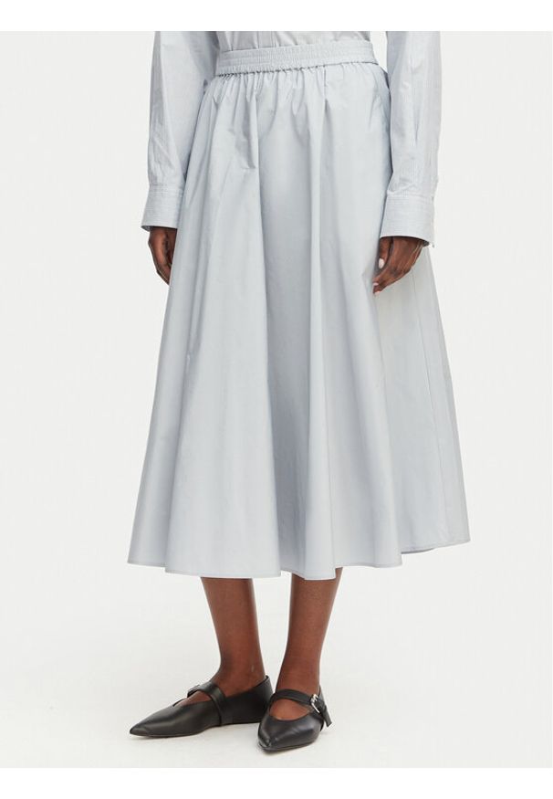 MAX&Co. Spódnica midi Gonna 2616101084200 Niebieski jasny Regular Fit. Kolor: niebieski. Materiał: syntetyk