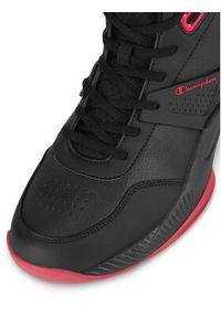 Champion Sneakersy ACADEMY MID CUT SHOE S22399-KK001 Czarny. Kolor: czarny. Materiał: materiał #4