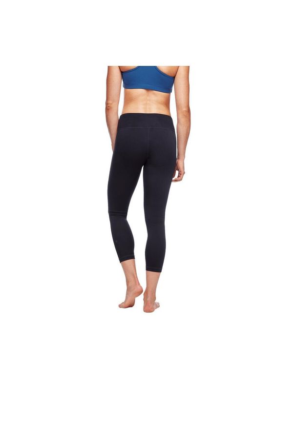 Legginsy turystyczne damskie Black Diamond Rise Tights. Kolor: czarny. Sport: turystyka piesza