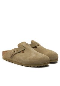 Birkenstock Klapki Boston Leve 1025844 Zielony. Kolor: zielony. Materiał: zamsz, skóra #3