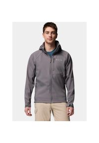 columbia - Kurtka Softshell Męska Columbia Cascade Ridge III. Kolor: szary. Materiał: softshell. Sezon: jesień. Sport: turystyka piesza