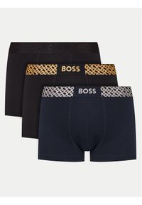 BOSS - Boss Komplet 3 par bokserek 50524525 Kolorowy. Materiał: bawełna. Wzór: kolorowy