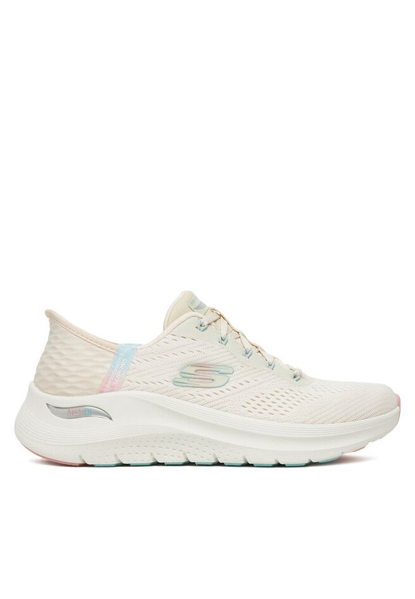 skechers - Sneakersy Skechers. Kolor: beżowy