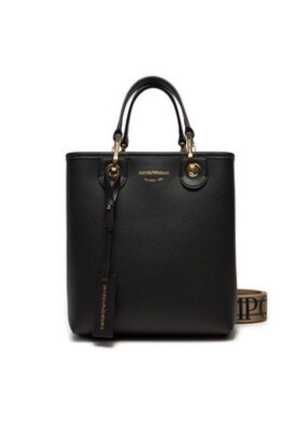 Emporio Armani Torebka EW000362 AF12103 MC032 Czarny. Kolor: czarny. Materiał: skórzane