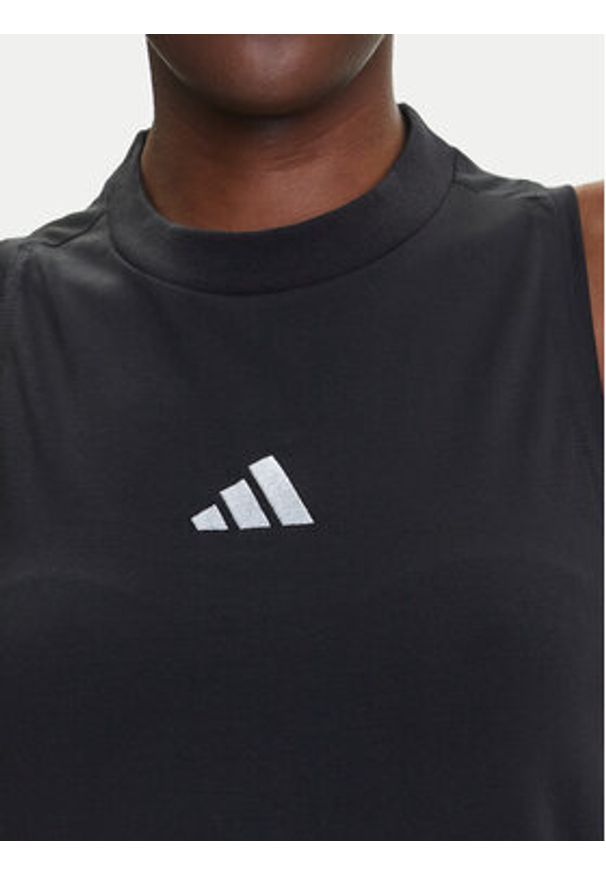 Adidas - adidas Sukienka codzienna Essentials 3-Stripes JE1208 Czarny Regular Fit. Okazja: na co dzień. Kolor: czarny. Materiał: bawełna. Typ sukienki: proste. Styl: casual