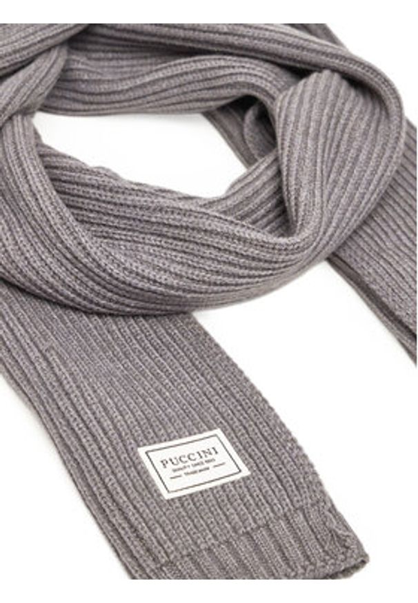 Puccini Szalik SZ2411 Szary. Kolor: szary. Materiał: materiał