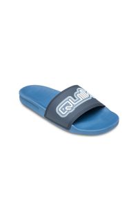 Quiksilver - Sandały wsuwane dla Mężczyzn RIVI Niebieski. Zapięcie: bez zapięcia. Kolor: niebieski. Materiał: guma, syntetyk. Sezon: lato