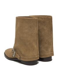 G-Star RAW - G-Star Raw Botki EO-UMIT-LT24198D-601 Beżowy. Kolor: beżowy. Materiał: zamsz, skóra #4