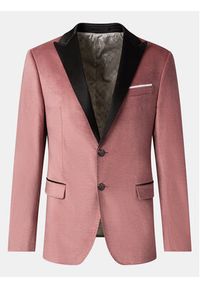 JOOP! Marynarka 17 JB-35Horace 30040435 Różowy Slim Fit. Kolor: różowy. Materiał: syntetyk #7