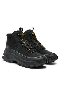 CAT Footwear Trapery Intruder Galosh 2.0 Mid WP P111559 Czarny. Kolor: czarny. Materiał: skóra