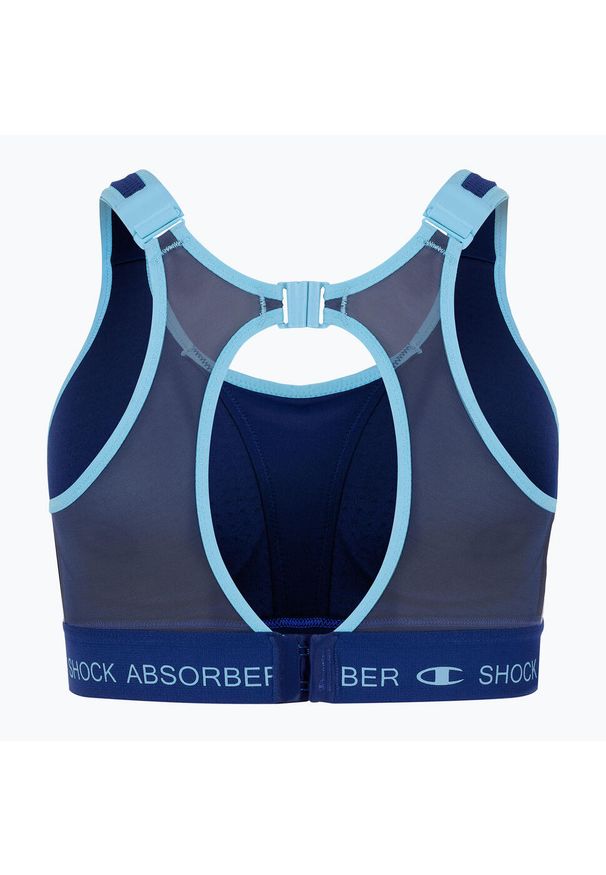Biustonosz treningowy Shock Absorber Ultimate Run Bra Padded. Kolor: niebieski. Sport: bieganie