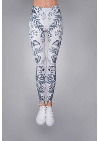 Legginsy sportowe damskie DEEP TRIP Botanic. Kolor: szary