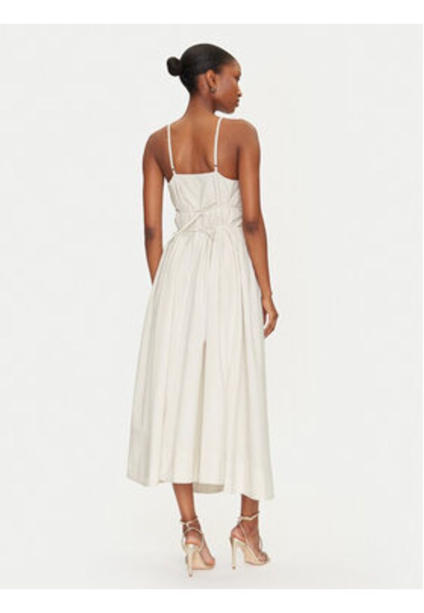 Herskind Sukienka letnia Miranda 5571172 Écru Regular Fit. Materiał: bawełna. Sezon: lato
