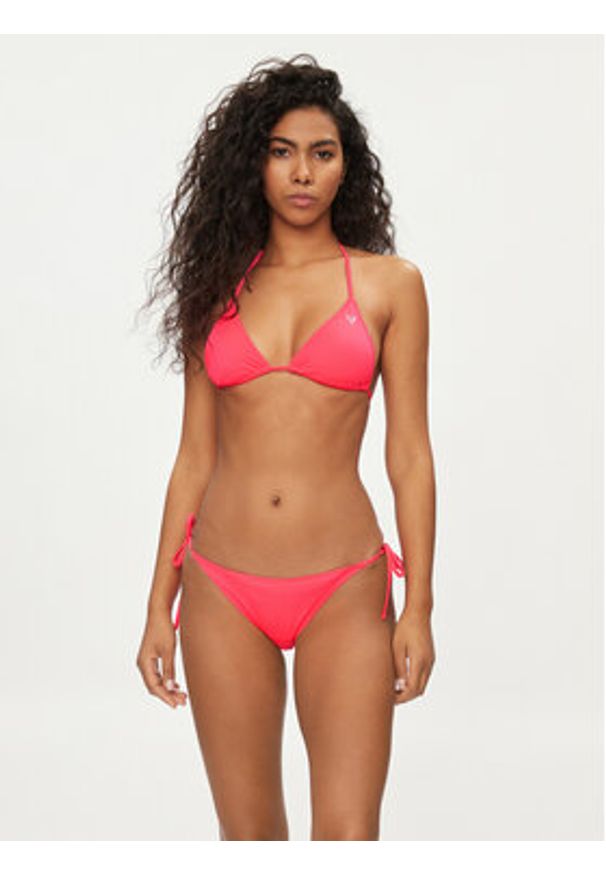 Guess Dół od bikini E4GO00 MC044 Różowy. Kolor: różowy. Materiał: syntetyk