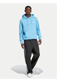 Adidas - adidas Bluza Trefoil Essentials IX7672 Błękitny Regular Fit. Kolor: niebieski. Materiał: bawełna #4