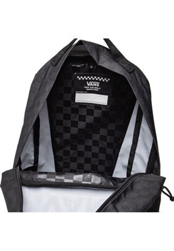 Vans Plecak Skool Back VN0A5FOKBA51 Czarny. Kolor: czarny. Materiał: materiał