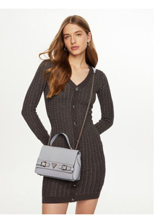 Guess Torebka HWEBG9 51121 Niebieski. Kolor: niebieski. Materiał: skórzane