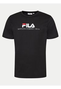Fila T-Shirt FAU0147 Czarny Regular Fit. Kolor: czarny. Materiał: bawełna #4