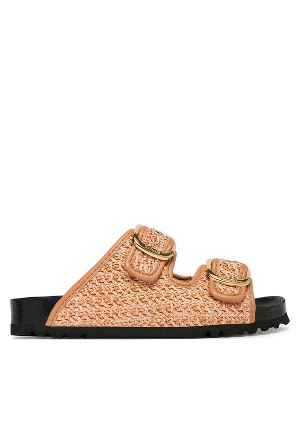 Klapki Scholl. Kolor: zielony