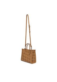 TOMMY HILFIGER - Tommy Hilfiger Torebka Th City Mini AW0AW17500 Brązowy. Kolor: brązowy. Materiał: skórzane #5