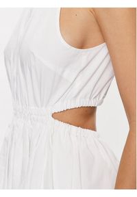 MICHAEL Michael Kors Sukienka codzienna MS28182F4C Biały Regular Fit. Okazja: na co dzień. Kolor: biały. Materiał: bawełna. Typ sukienki: proste. Styl: casual #3