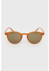 Vero Moda okulary przeciwsłoneczne damskie kolor brązowy. Kształt: okrągłe. Kolor: brązowy #3