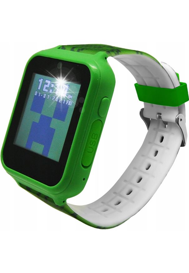 Euroswan Zegarek Elektroniczny LCD dla Dziecka na Rękę Minecraft + Gry + Kamera. Rodzaj zegarka: cyfrowe