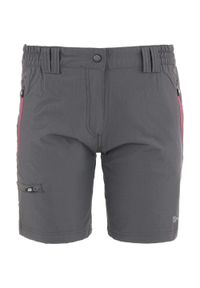Munkees - Damskie Spodenki Krótkie McKees Etna Lead 40 - Lekkie i Oddychające. Kolor: szary. Długość: krótkie. Sport: turystyka piesza #1